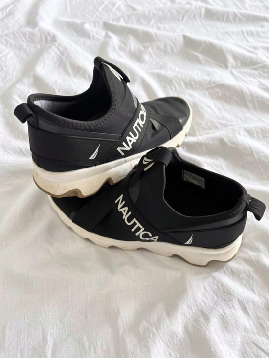 Nautica Shoes - Nautica Women’s Brynlee Crisscross Slip-On Sneakers – Black – Size 8
